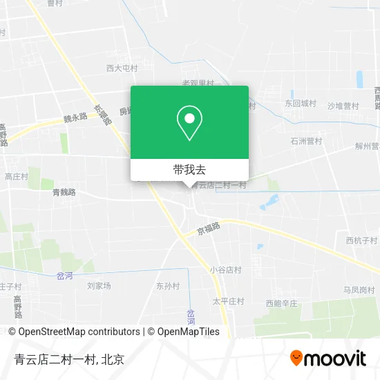 青云店二村一村地图