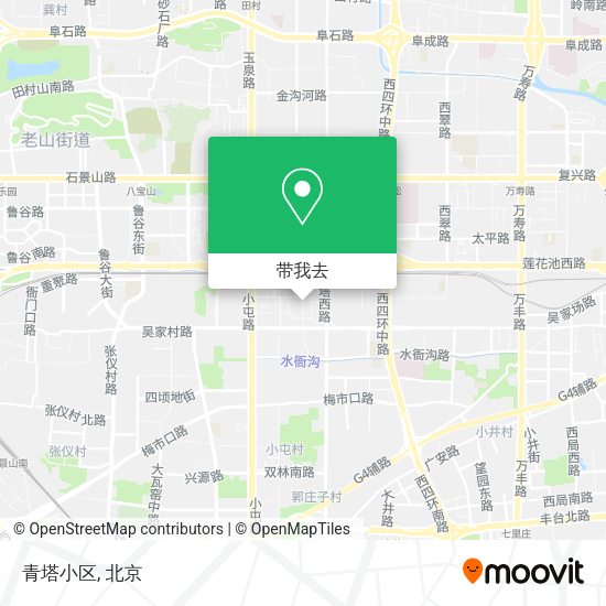 青塔小区地图