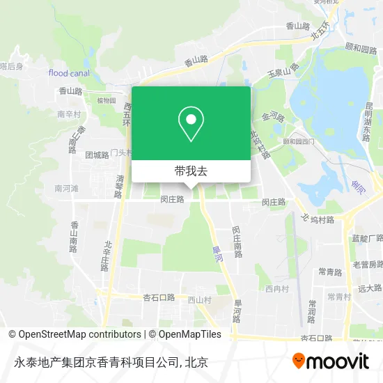永泰地产集团京香青科项目公司地图