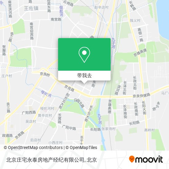 北京庄宅永泰房地产经纪有限公司地图