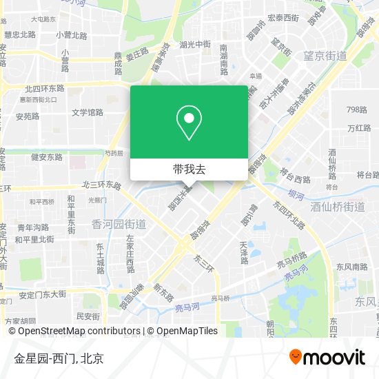 金星园-西门地图