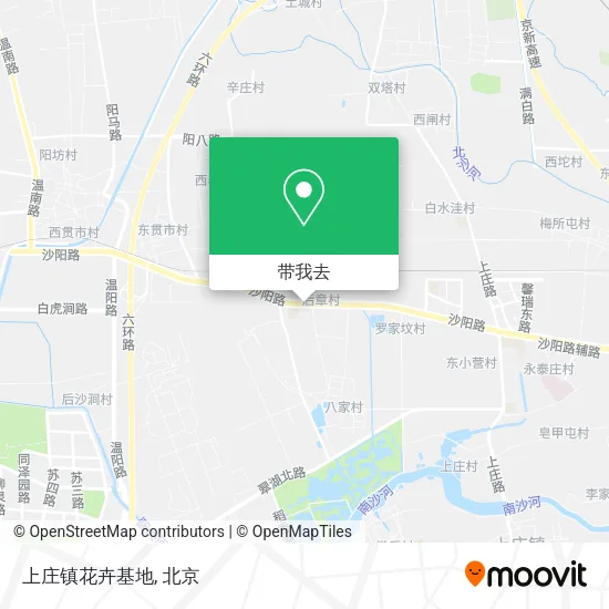 上庄镇花卉基地地图