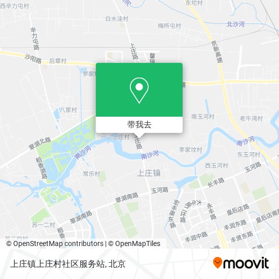 上庄镇上庄村社区服务站地图
