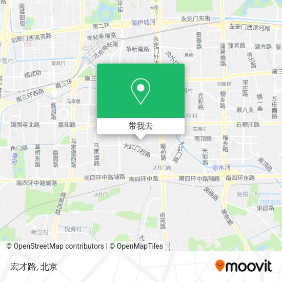 宏才路地图