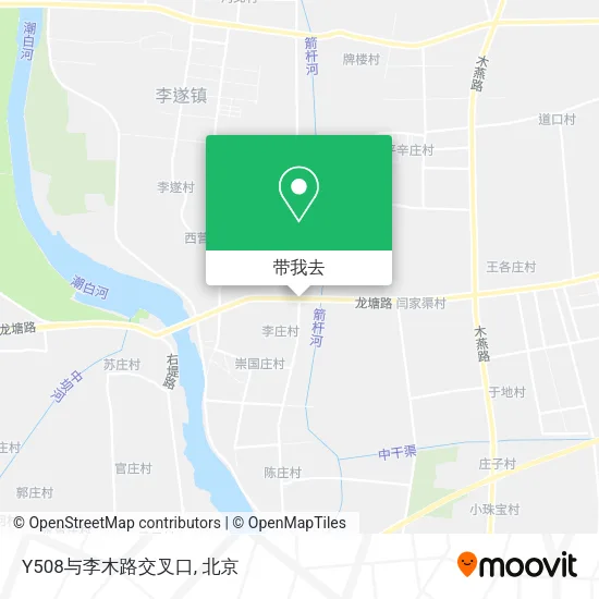 Y508与李木路交叉口地图