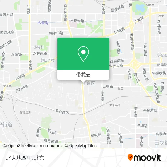 北大地西里地图