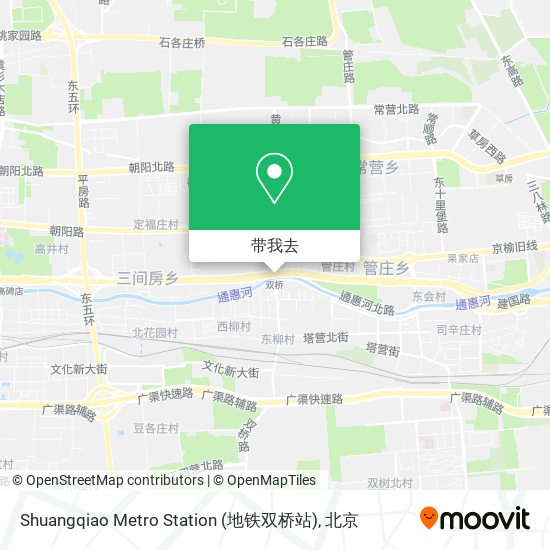 Shuangqiao Metro Station (地铁双桥站)地图