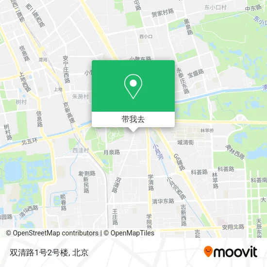 双清路1号2号楼地图