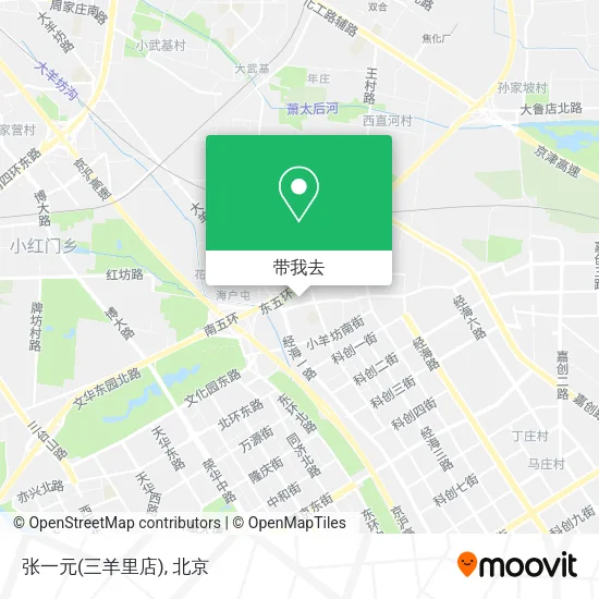 张一元(三羊里店)地图