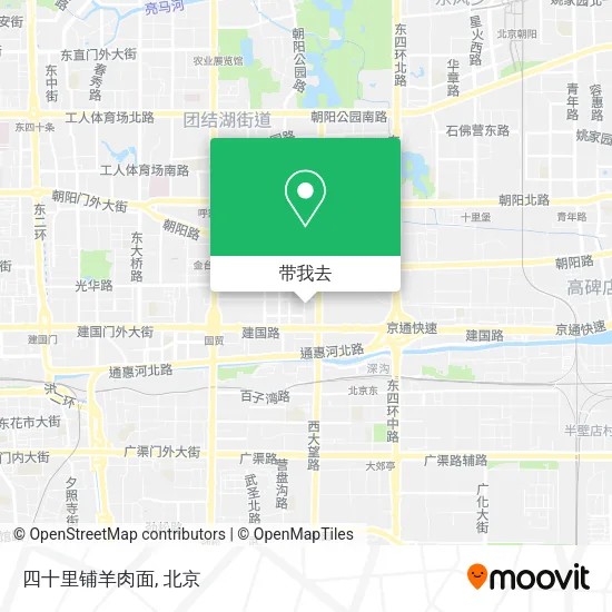 四十里铺羊肉面地图