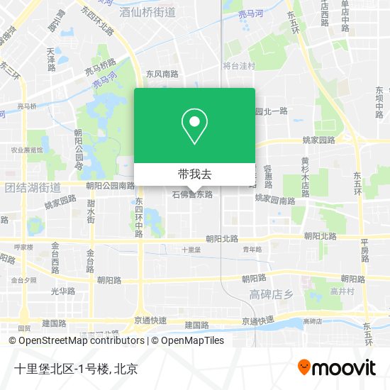 十里堡北区-1号楼地图