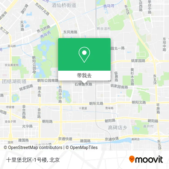 十里堡北区-1号楼地图