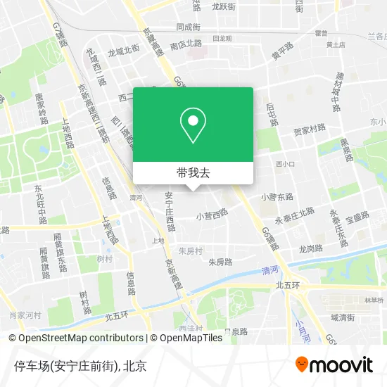 停车场(安宁庄前街)地图
