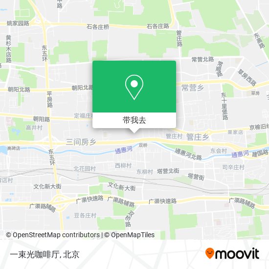 一束光咖啡厅地图