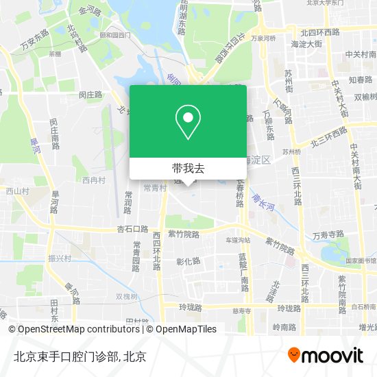 北京束手口腔门诊部地图