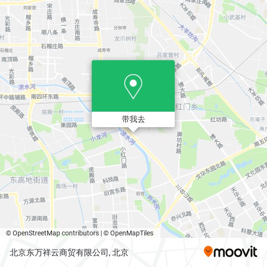北京东万祥云商贸有限公司地图