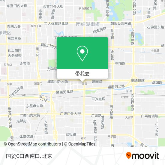国贸C口西南口地图