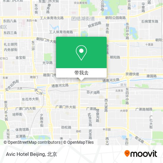 Avic Hotel Beijing地图