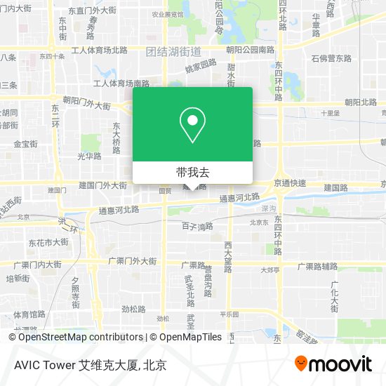 AVIC Tower 艾维克大厦地图