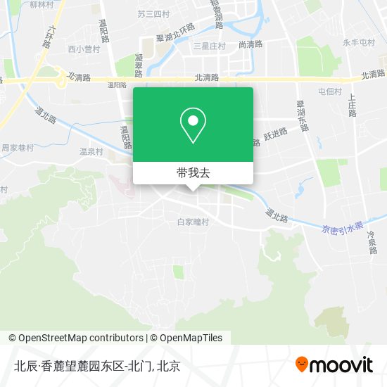 北辰·香麓望麓园东区-北门地图