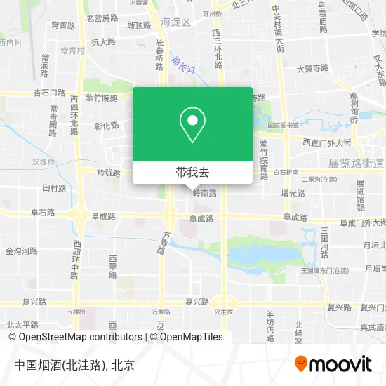 中国烟酒(北洼路)地图