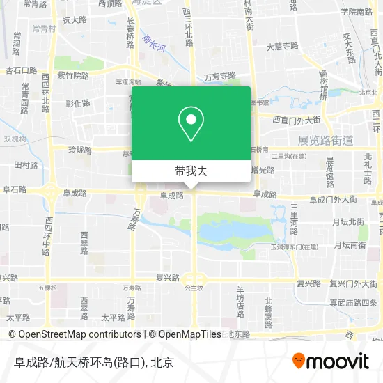 阜成路/航天桥环岛(路口)地图