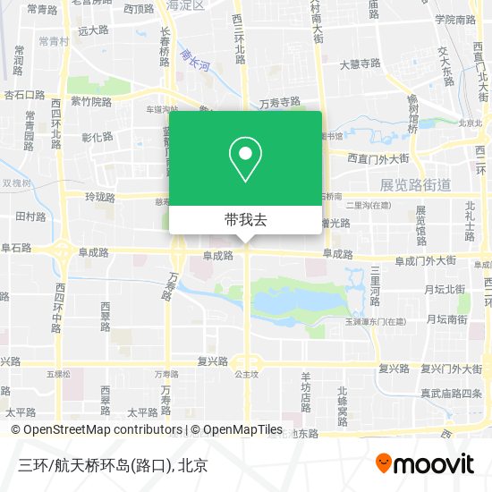 三环/航天桥环岛(路口)地图