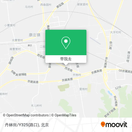 丹林街/Y325(路口)地图