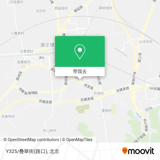 Y325/叠翠街(路口)地图
