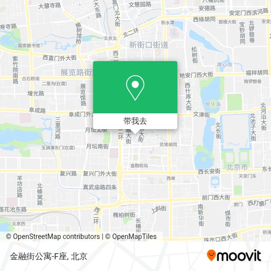 金融街公寓-F座地图
