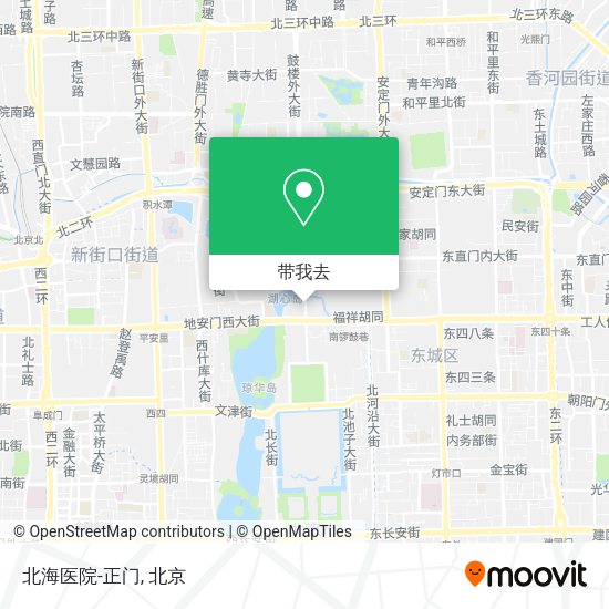 北海医院-正门地图