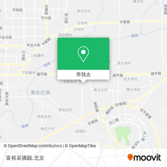 富裕采摘园地图