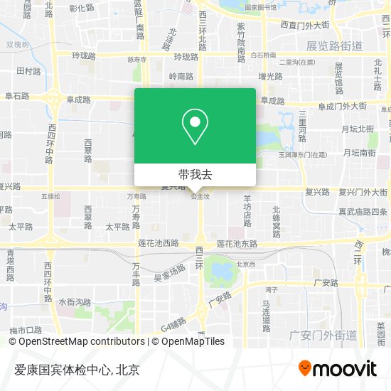 爱康国宾体检中心地图