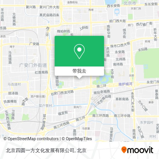 北京四圆一方文化发展有限公司地图