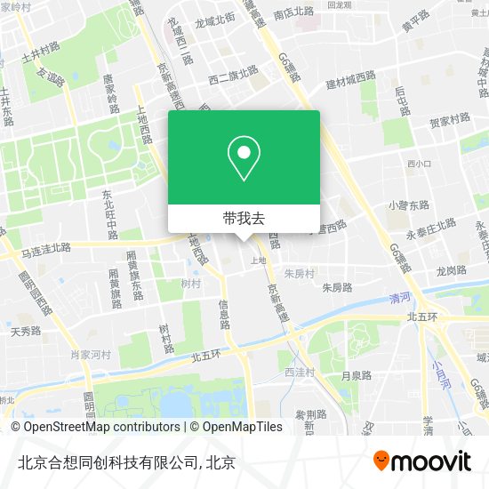 北京合想同创科技有限公司地图