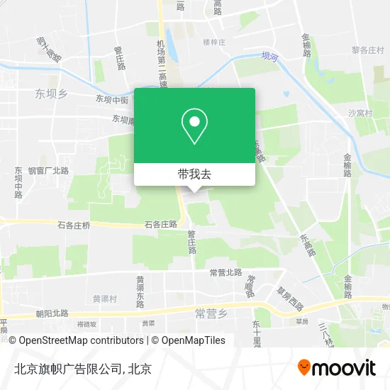 北京旗帜广告限公司地图