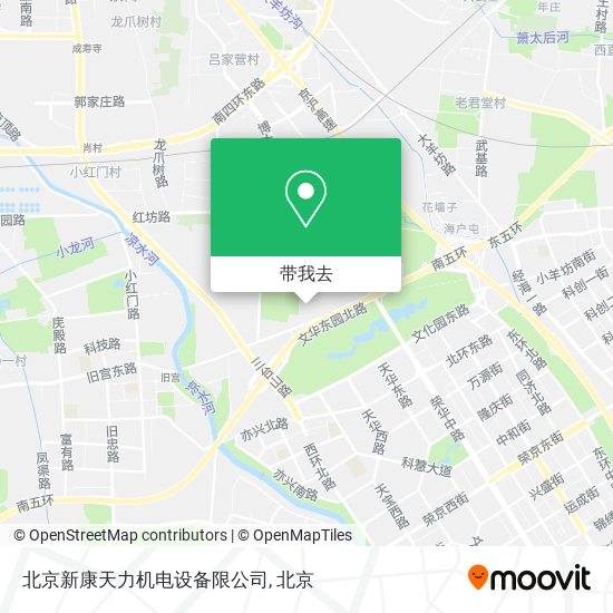 北京新康天力机电设备限公司地图