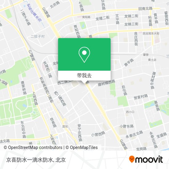 京喜防水一滴水防水地图