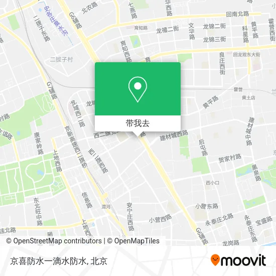 京喜防水一滴水防水地图