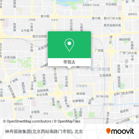 神舟国旅集团(北京西站南路门市部)地图