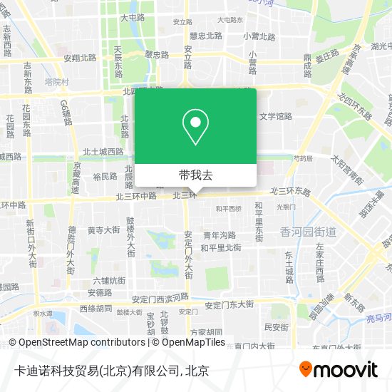 卡迪诺科技贸易(北京)有限公司地图