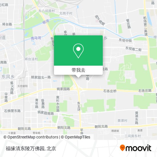 福缘清东陵万佛园地图
