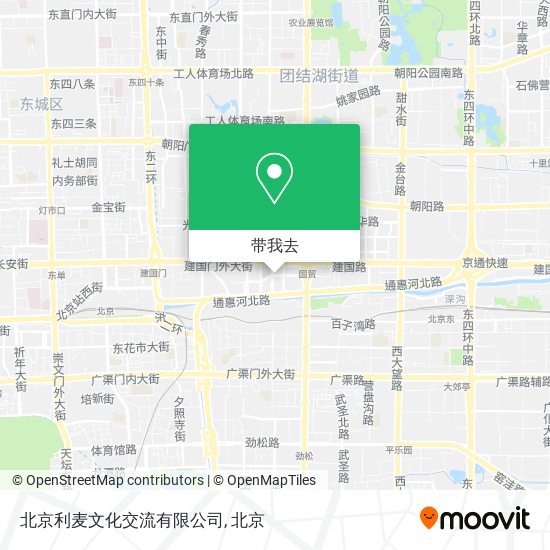 北京利麦文化交流有限公司地图