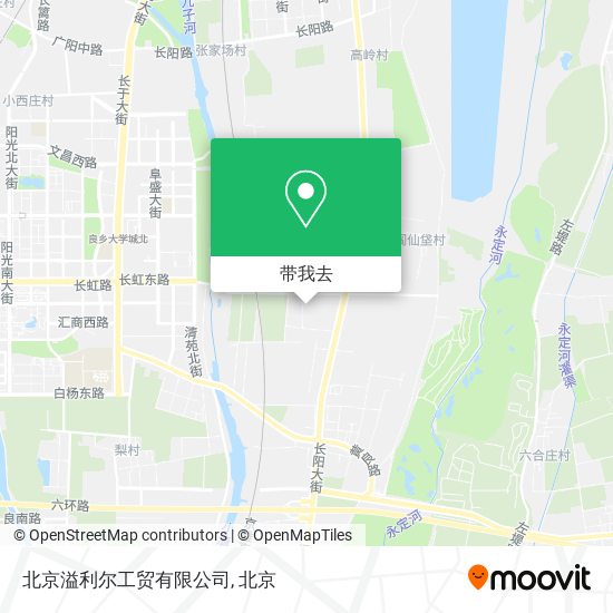北京溢利尔工贸有限公司地图