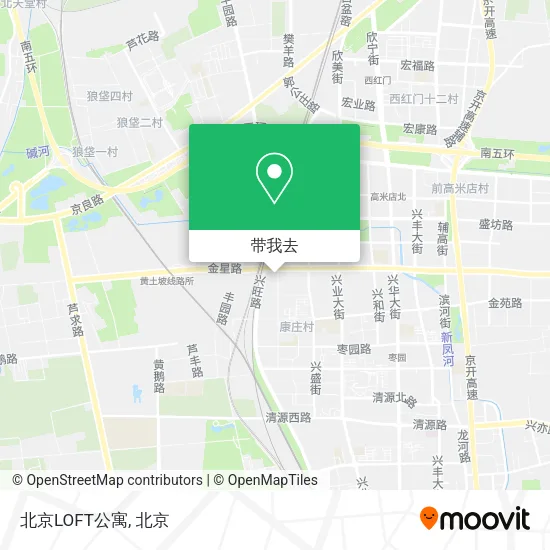 北京LOFT公寓地图