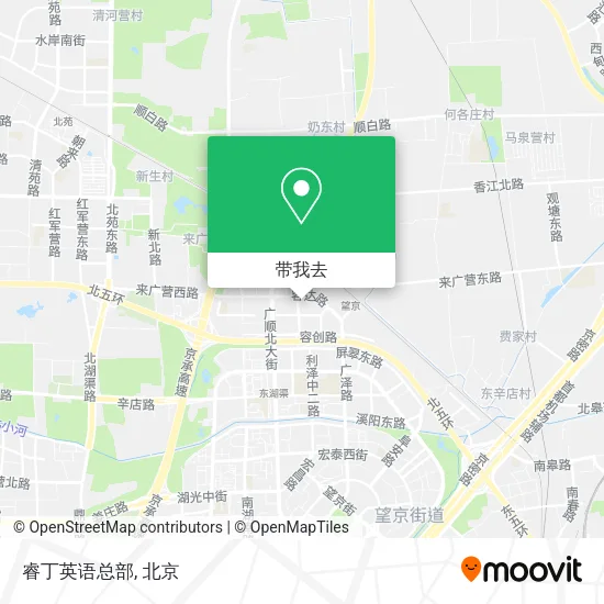 睿丁英语总部地图