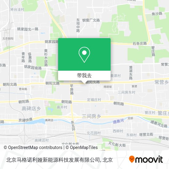 北京马格诺利娅新能源科技发展有限公司地图