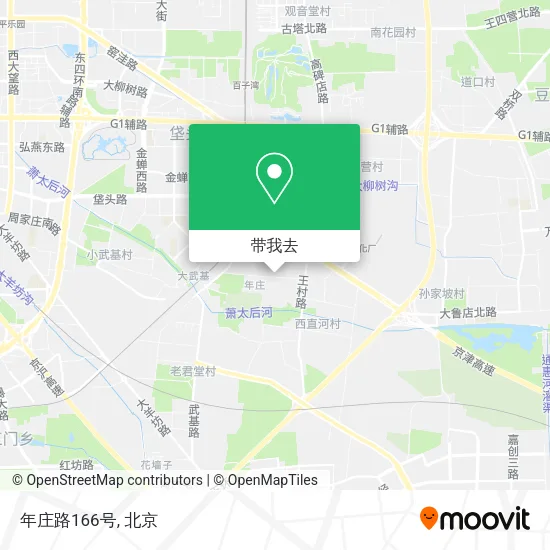 年庄路166号地图