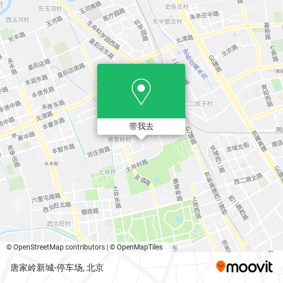 唐家岭新城-停车场地图