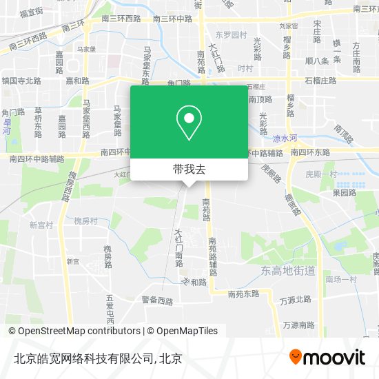 北京皓宽网络科技有限公司地图
